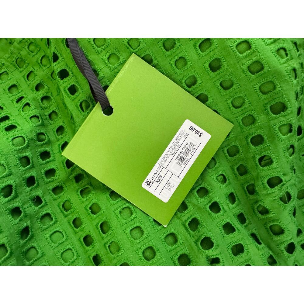 NWT GREEN Kate Spade New York x Target Women's Eyelet Shell Tank Top XXS - Picture 12 of 14